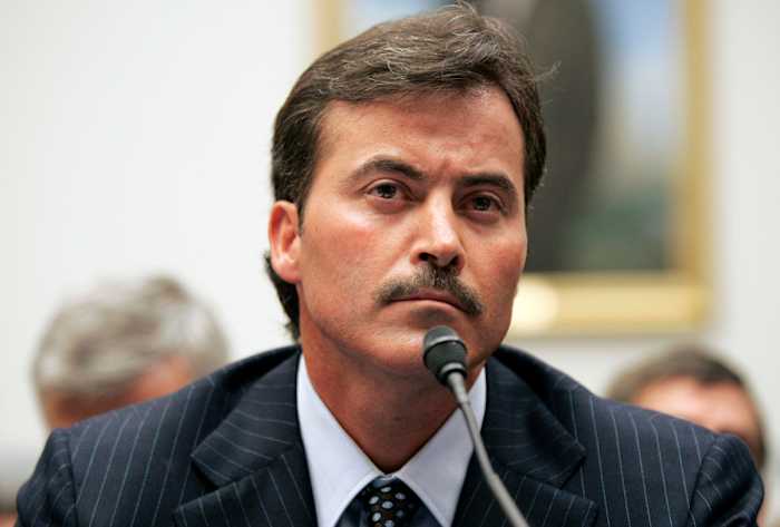 Palmeiro testifies before Congress about steroids in baseball on March 17, 2005.